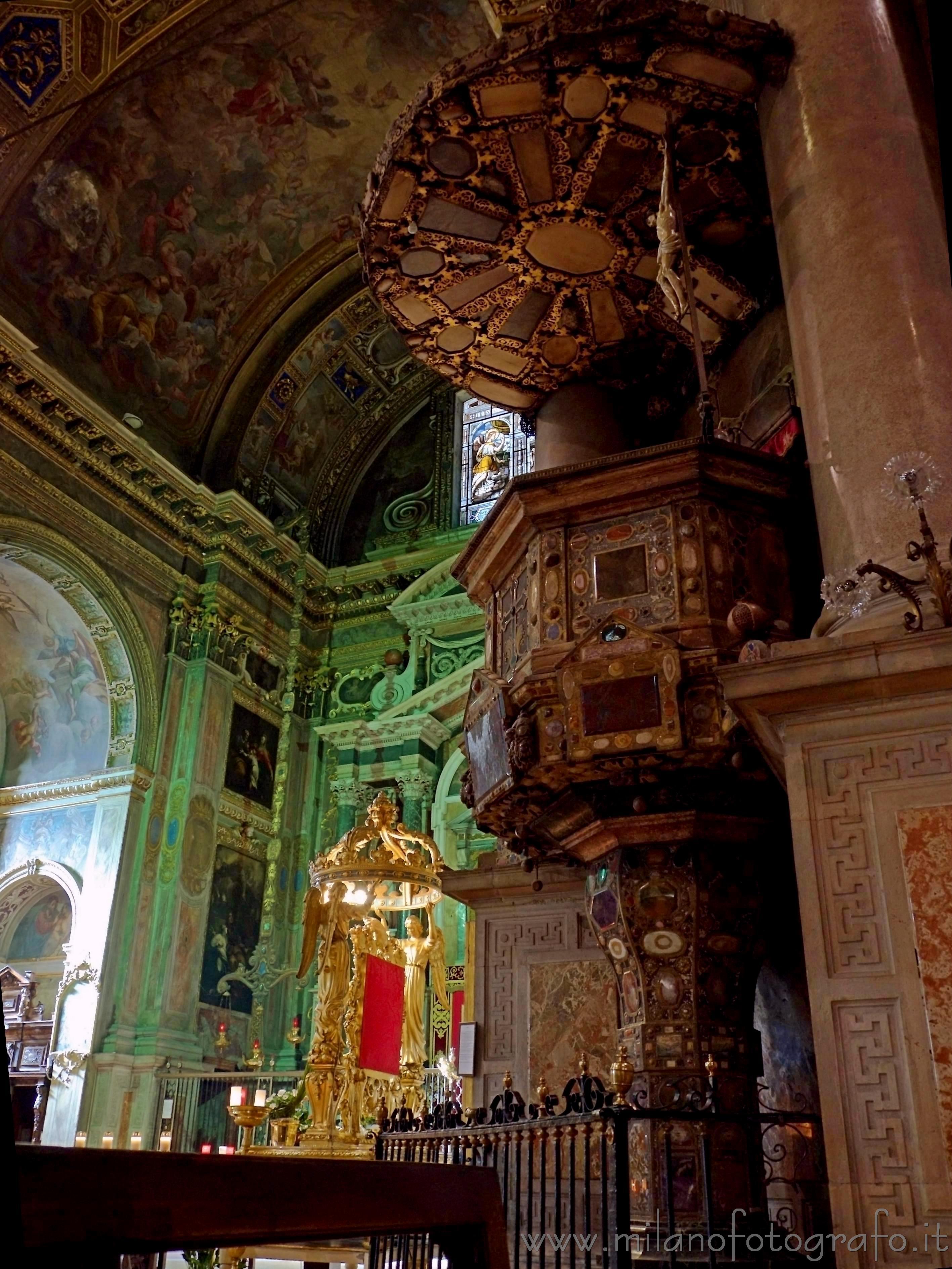 Milan (Italy) - The Baldachin of the sermons in Sant Alessandro